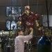 Tony Stark refining the Mark III Iron Man armor